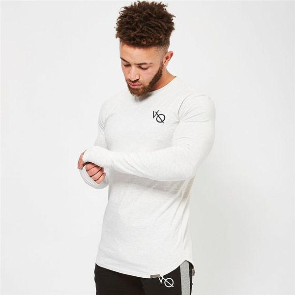 

muscle fitness brothers новый стиль с длинным рукавом athletic футболка запуск fitting футболка с длинным рукавом баскетбол пуловер, White;black