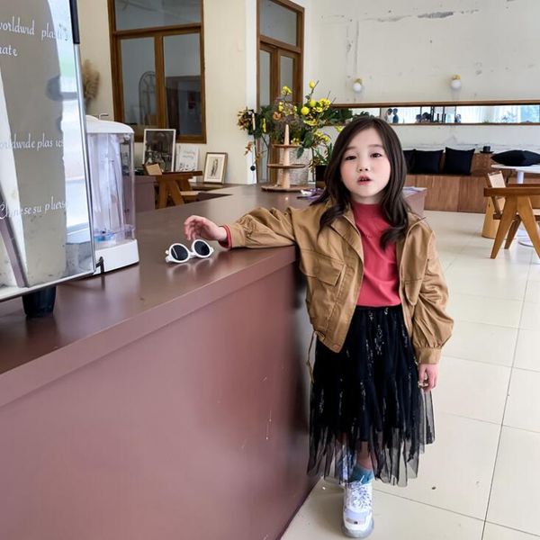

2019 new wholesale girls boys coat autumn winter fashion cotton full sleeve kids jacket 2-7t hx611, Blue;gray