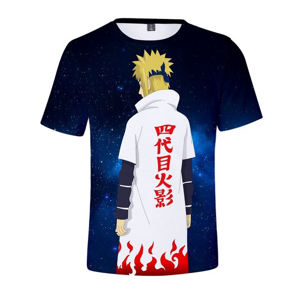 

casual hip hop womens/mens t shirt anime naruto akatsuki short sleeve funny 3d print t-shirt summer tees, White;black
