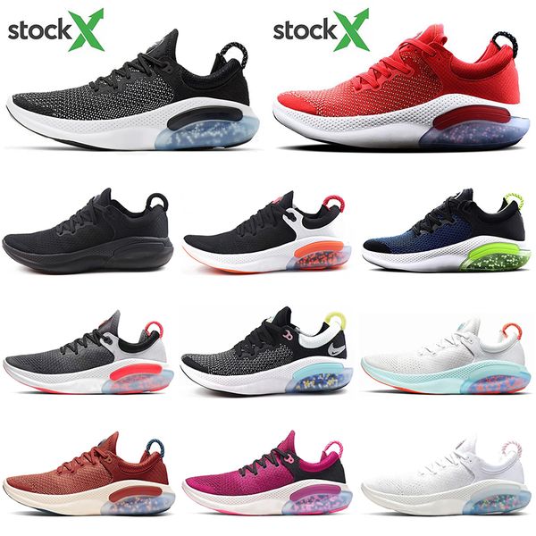 

2020 breathable joyride run fk knit running shoes white gray purple stock x outdoor athletic platinum tint racer utility with socks