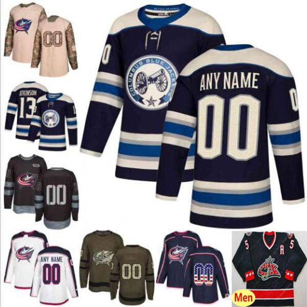 

custom 2019 mens women youth columbus blue jackets jerseys pierre-luc dubois seth jones josh anderson anthony duclair murray man women kids, Black;red