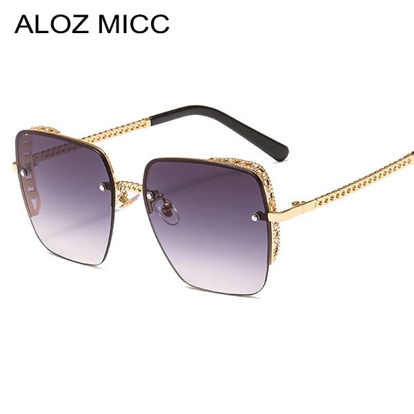 

aloz micc new fashion square sunglasses women brand design luxury women diamond sun glasses female grey shades uv400a400, White;black