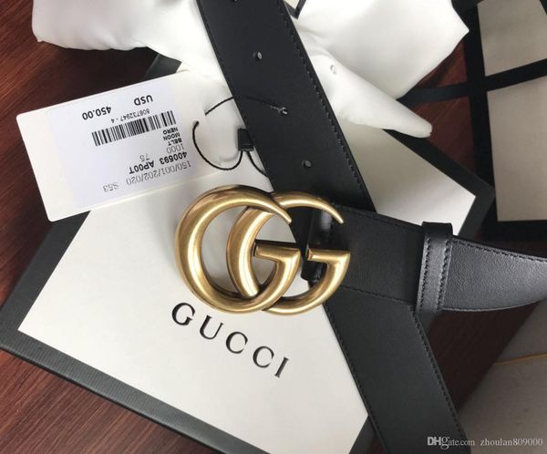 

2019 new women men de igner belt big buckle belt men luxury buckle belt fa hion men genuine leather belt with box and tag