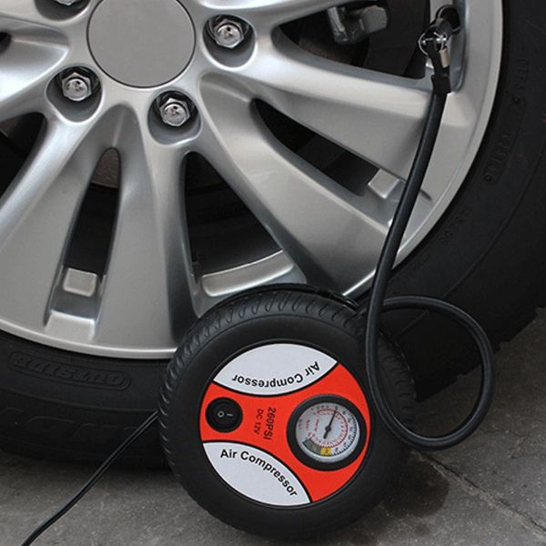 

electric tire inflator dc 12 volt car portable air compressor pump 260 psi car air compressor for motorcycles bicycles