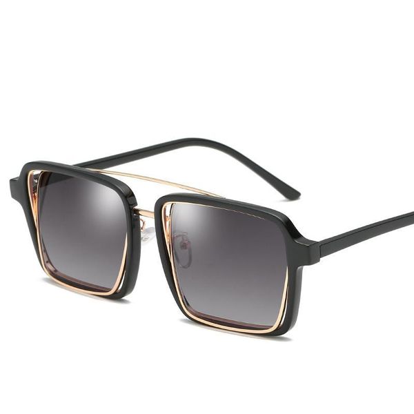 

new trend men's and women's sunglasses metal frame hollow special glasses uv400 protection comes with a boxdr3573, White;black