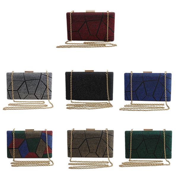 

thinkthendo stylish women handbag evening party bridal clutch bag prom wedding wallet purse