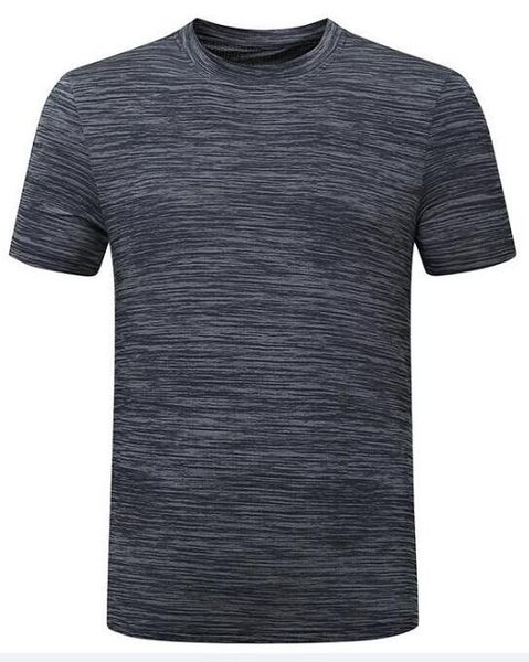 

2019 men's tight clothes running short-sleeved quick-drying t-shirt 5122, Black;blue