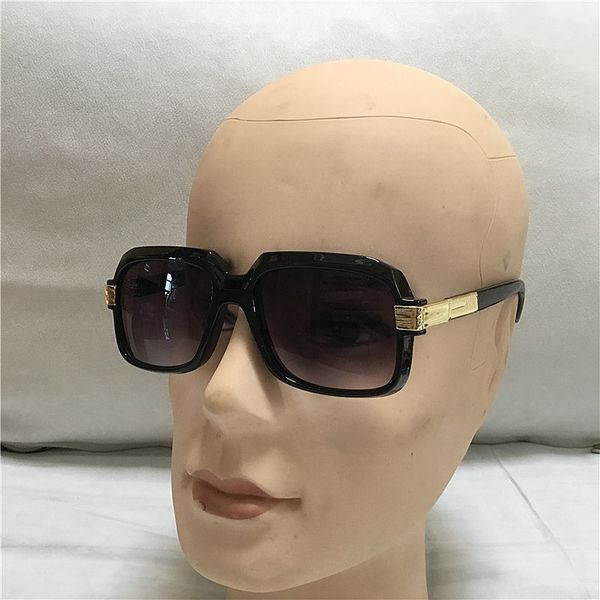 

kapelus men's square sunglasses european and american new sunglasses uv protection 400 607, White;black
