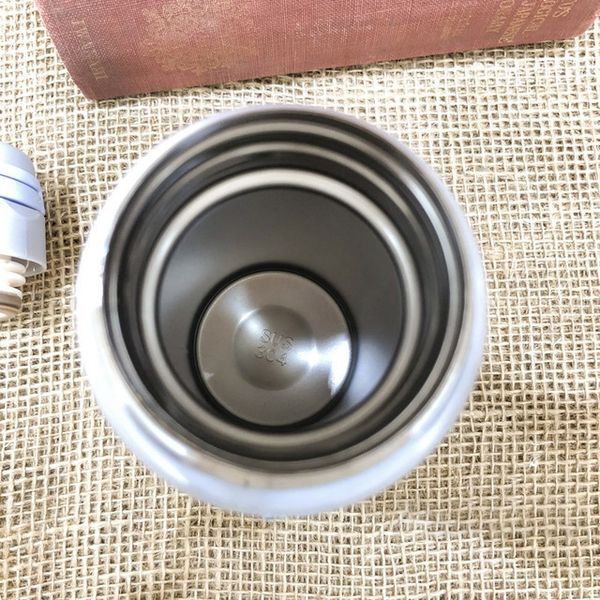 

350ml double wall water bottle with straw 304 stainless steel vacuum flask mug outdoor bottle sport insulated cup