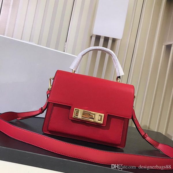 

luxury classic designer handbags semi-finished handbag messenger bag smooth surface genuine leather large capacity fashionable joker