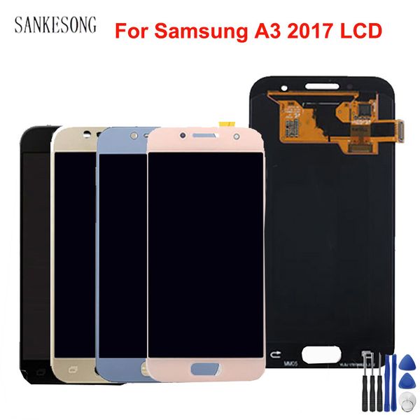 

4.7 inch lcd for samsung galaxy a3 2017 a320 a320f lcd display touch screen digitizer assembly with tools