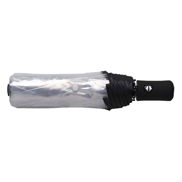

transparent umbrella automatic umbrella rain women men sun rain auto compact folding windproof style clear