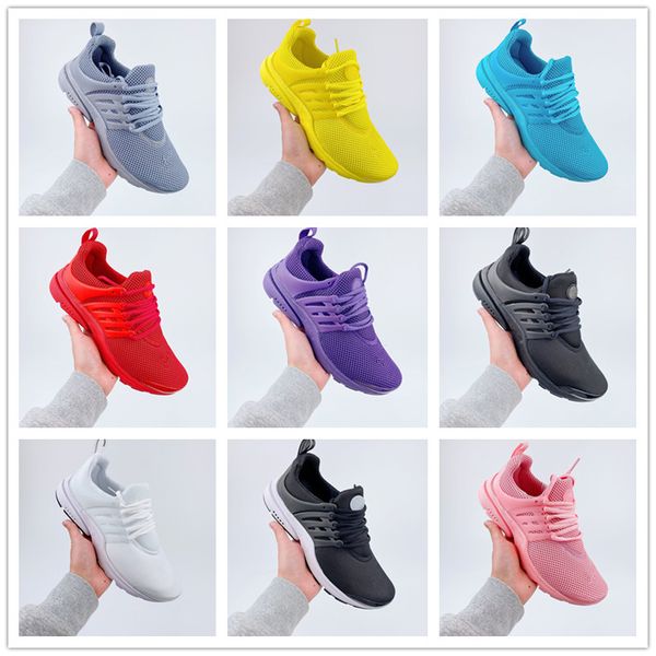 

presto fly knit ulrta running shoes for men women prestos black white yellow blue purple pink breathable designer sport sneaker shoes 36-45