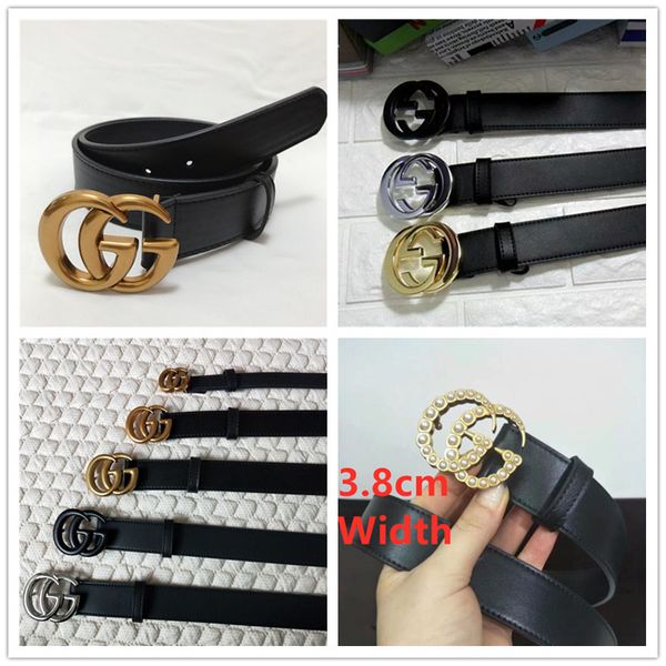 

Cla ic bra buckle 13 de igner letter gold buckle belt for men women trap jean y 13 gucci 13 pearl luxury 13 wai t belt, Black;brown