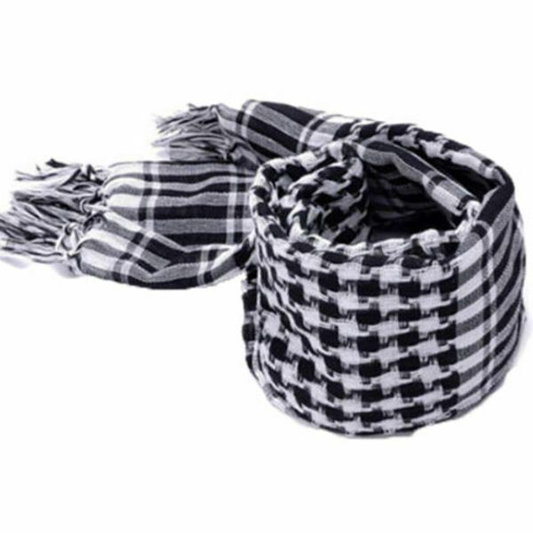 

mens army military desert tactical neck head wrap combat sun hat shemagh scarf, Blue;gray