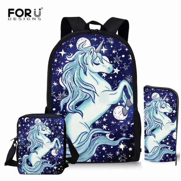 

forudesigns unicorn school bags for girls children kids schoolbag orthopedic backpacks for teenagers dinosaur mochila escolar
