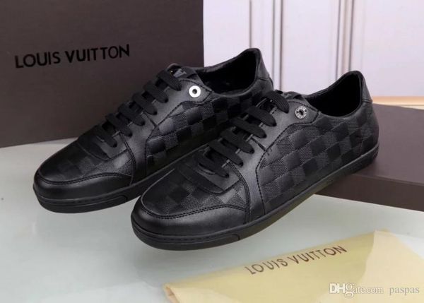 

Мужская мода Повседневная обувь кружева дизайнер комфорт довольно мужчины кроссовки повседневная натуральная кожа обувь мужчины кроссовки обувь