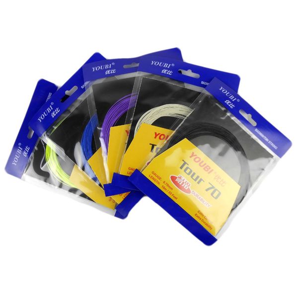

10x youbi tour70 (0.7mm) badminton strings