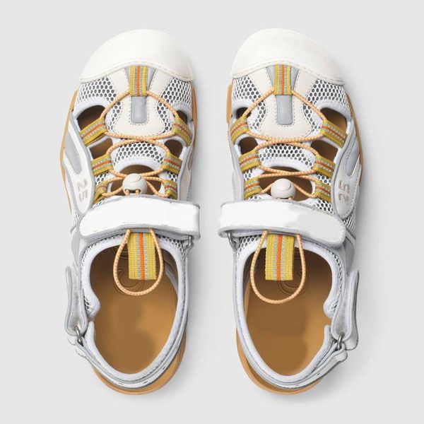 

chic фирменные мужские женские письма с принтом на холсте formentera sandal дизайнер красочные кожаный ремешок с пряжкой кожаная подошва пло, Black