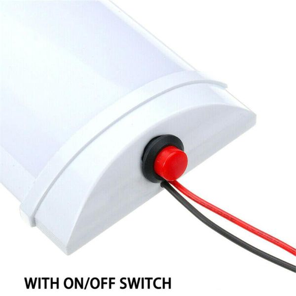 

dc 12/24v 72led car interior white strip light bar lamp for car van caravan boat