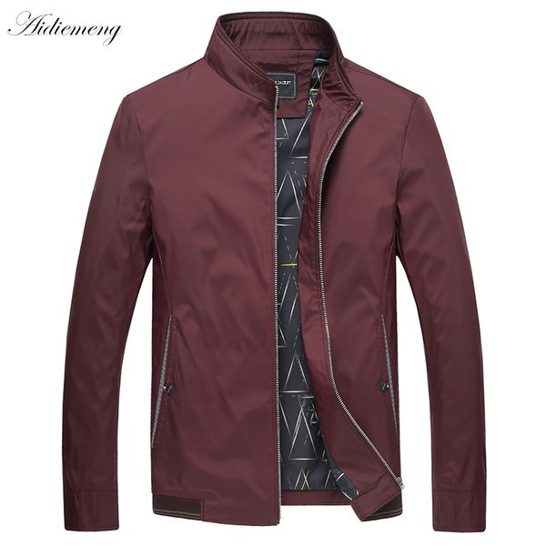 

bomber jacket men coat spring casual basic jacket mens army fashion zip jackets male coat for men outwear chaquetas hombre, Black;brown