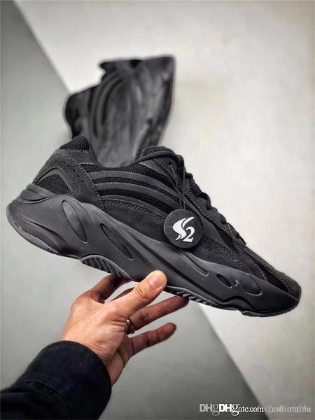 

2019 original 700 v2 vanta fu6684 kanye west static black suede 3m reflective running shoes sports sneakers with box wholesale