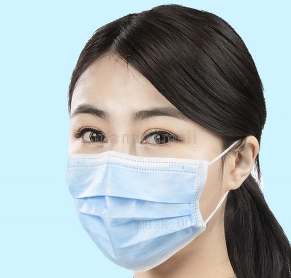

1pcs in w stock50 pcs blue earloop face mouth masks facial masks maskdisposable mask non woven disposable dust marks