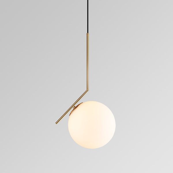 

indoor lighting white glass ball pendant lights globe round hanglamp kitchen fixtures for living room pendant lamps
