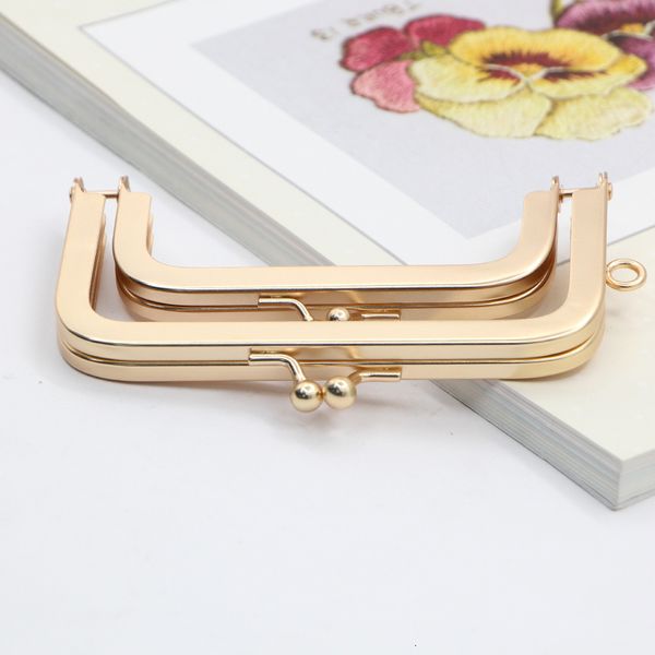

high archives electroplate double-deck child and mother export of gold no hole single ear 12.5cm matting gold square luggage and, Black