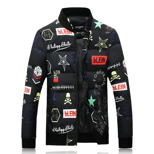 

2019 new men women feather down jacket hooded casual thick coat designer winter jacket parkas outdoor warm windproof plus size m-5xl, Black