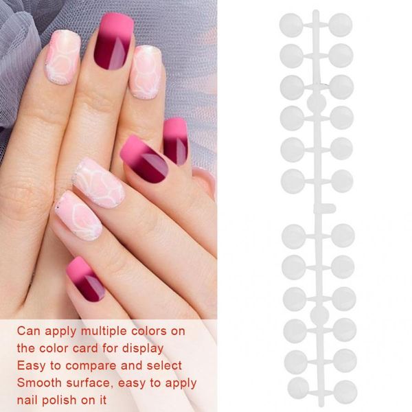 

nail gel nail polish display color card gel color chart with sticker manicure tool manicure a, Red;pink