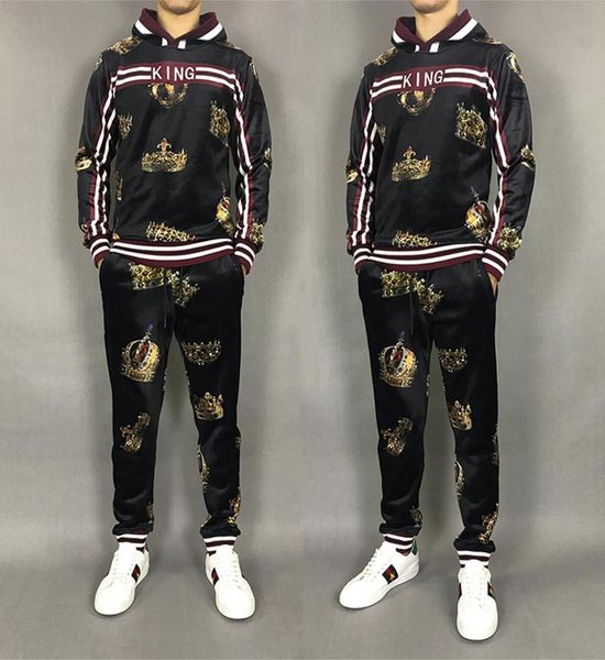 

мужские дизайнерские костюмы sweat suit мужские толстовки марка одежда мужские костюмы куртки спортивная одежда комплекты беговая потеть кос, Gray