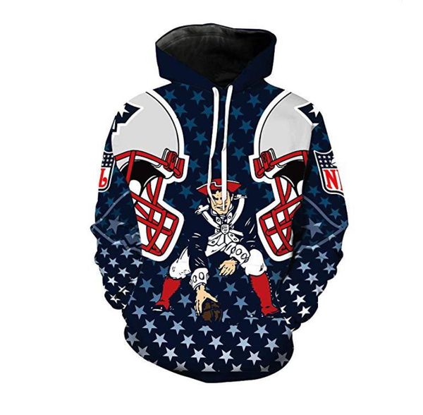 

new cool england atlanta broncos hoodie 3d print men/women hoodies fashion sweatshirts hip hop sweatshirt streetwear, Black