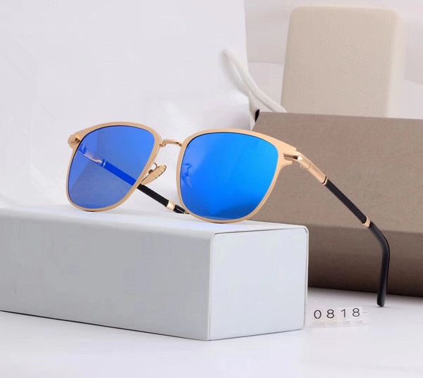 

d0818 sunglasses women brand designer men sunglasses coating oculos retro fashion gafas de sol brand sun glasses273l, Black