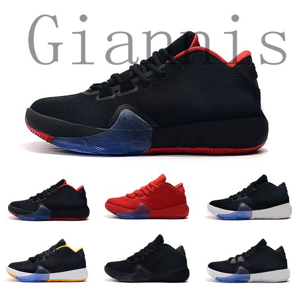 

Cheap god MVP Giannis Antetokounmpo Greek Freak 1 Triple Black signature Basketball Shoes Women Mens Sport Designer Sneakers Size 40-46