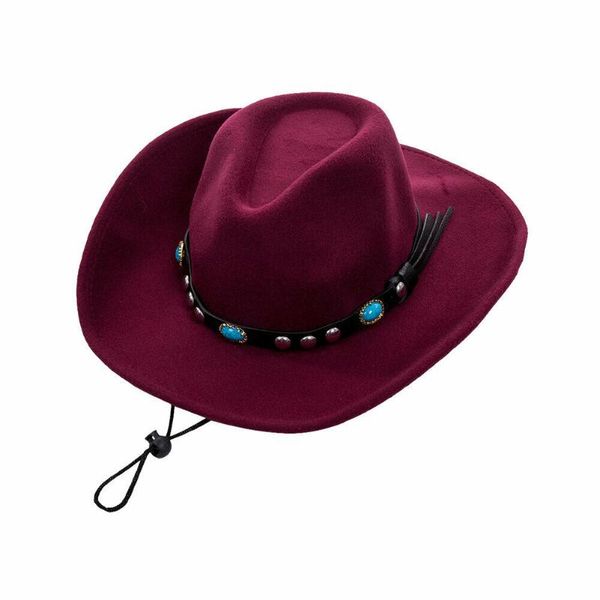 

cowboy hat stetson style fedora cotton sun summer western fedora hat, Blue;gray