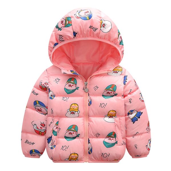 

Children Jacket Winter Warm 2- 6 Y Boys Outerwear Girls Cartoon Spring Coat Baby Kids Hooded Coat Clothing Child Vest