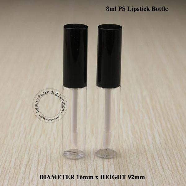 

высокое качество макияжа tooles 8ml ps пустой губная помада пробки 8cc бальзам для губ бутылки блеск для губ контейнеры с кисточкой 100шт