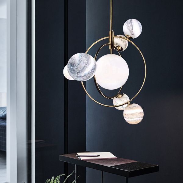 2019 Ins Hot Nordic Child Kids Babe Room Decorative Star Pendant Light Creative Earth Ball Children S Bedroom Hanging Lamps Light Ceiling Kitchen