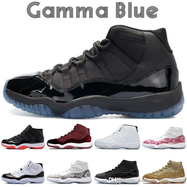 

mens basketball shoes xi 11s new bred 2019 platinum tint high velvet heiress blue space jam 45 women men athletic sports designer sneakers