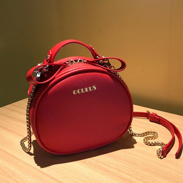 

2019 korean new women's bag one-shoulder slash bag candy-colored mini change makeup