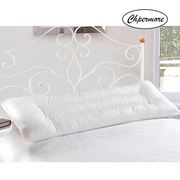 

chpermore cassia long pillow orthopedic neck pillows 1.2/1.5/1.8m lengthen double sleeping pillow cotton cover health