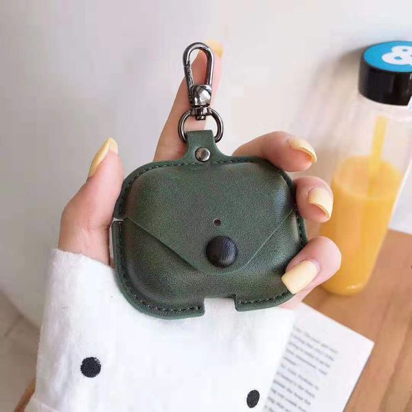 

fashion earphone shell suitable for airpods pro case leather stereotyped airpods1 / 2/3 generation case wireless bluetooth headset cover-2