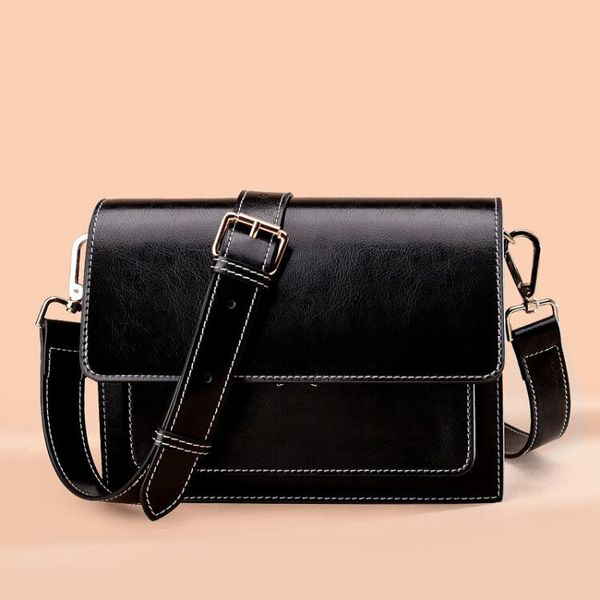 

real leather bag 2019 new small women's bag korean messenger female organ shoulder small square tide