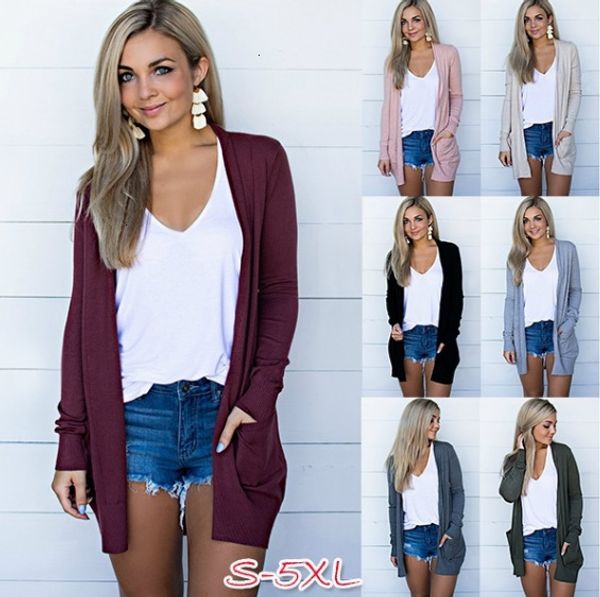 

autumn thin cotton soft pocket trench coat fashion women overcoats loose long sleeve open stitch coat female casual casaco femme, Tan;black