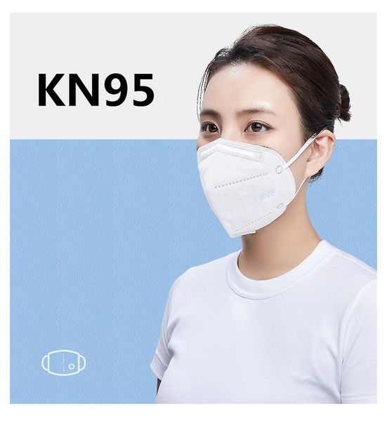 

fast ship for dhl disposable mask kn95 face mask 95% filtration non-woven fabric protective masks dust particles pollution filter