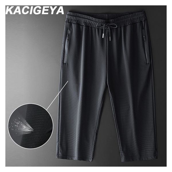 

running shorts men 3/4 zipper pocket fitness sweatpants hiking basketball sports jogging trousers football soccer training short, Black;blue