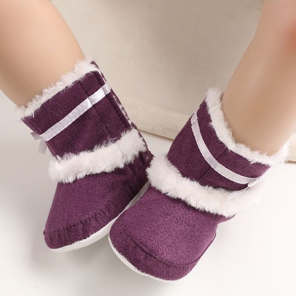 

baby booties toddler shoes first walkers christmas print soft anti-slip winter warm infant shoes newborn baby boy girl