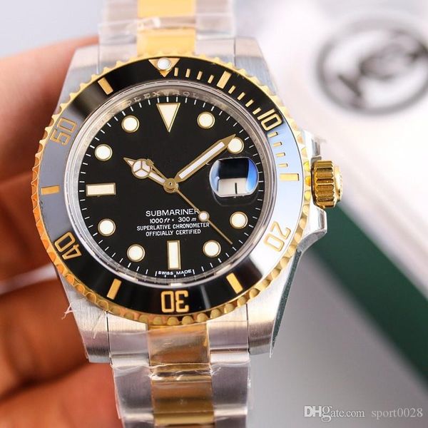 

производство Ks дизайнерские часы из нержавеющей стали ремешка для часов 40мм роскошных мужских часов 2836 или 3135 автоматического механического движения