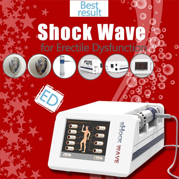 

2019 pneumatic shock wave therapy equipment shockwave machine eswt physiotherapy knee back pain relief ce